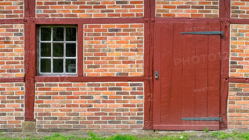 Entrance to an old barn
