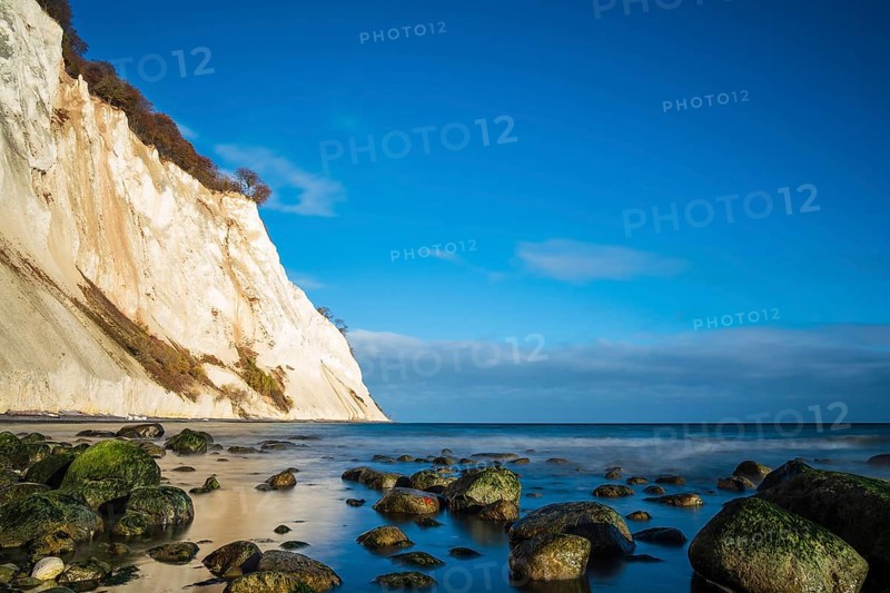 Baltic Sea coast on the island of Mön in Denmark