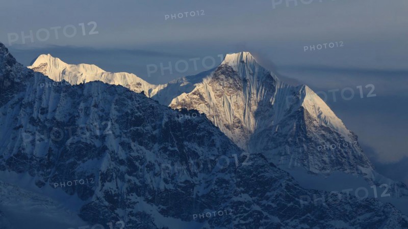 Evening scene in the Everest National Park