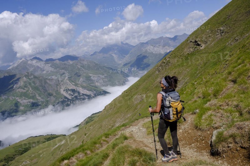 Hill of Hourqueta d´Allanz, Pyrenees National Park, Hautes-Pyrenees, France, Europe