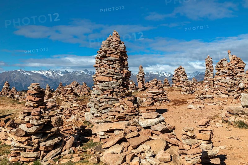 Stoanerne Mandln, stone figures on the Hohe Reisch, South Tyrol