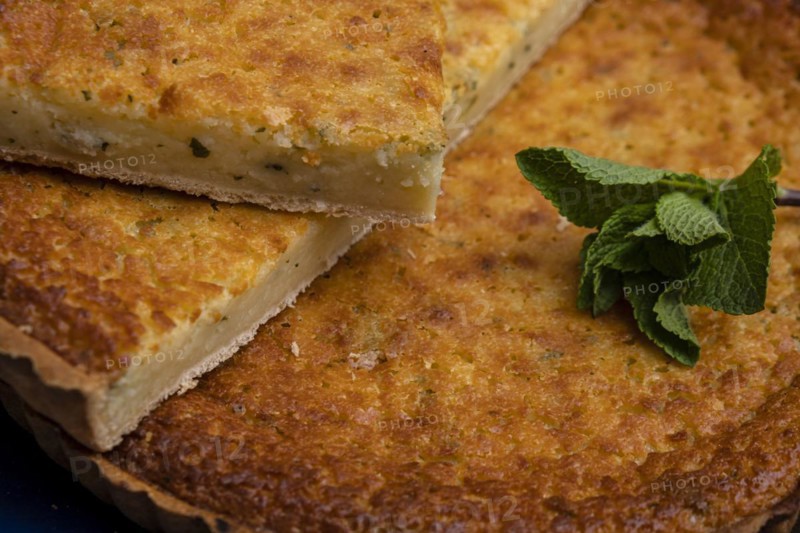 Flaó, typical cheese cake, Can Jeroni bakery, Sant Francesc, Formentera, Pitiusas Islands, Balearic Community, Spain, Europe