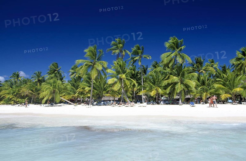 Beach on Saona Island, Parque Nacional del Este, Dominican Republic, Caribbean, Central America