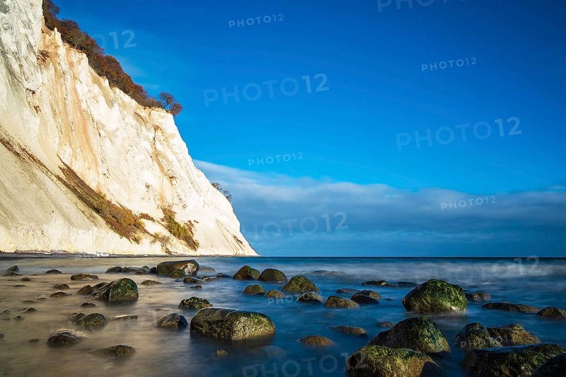 Baltic Sea coast on the island of Mön in Denmark