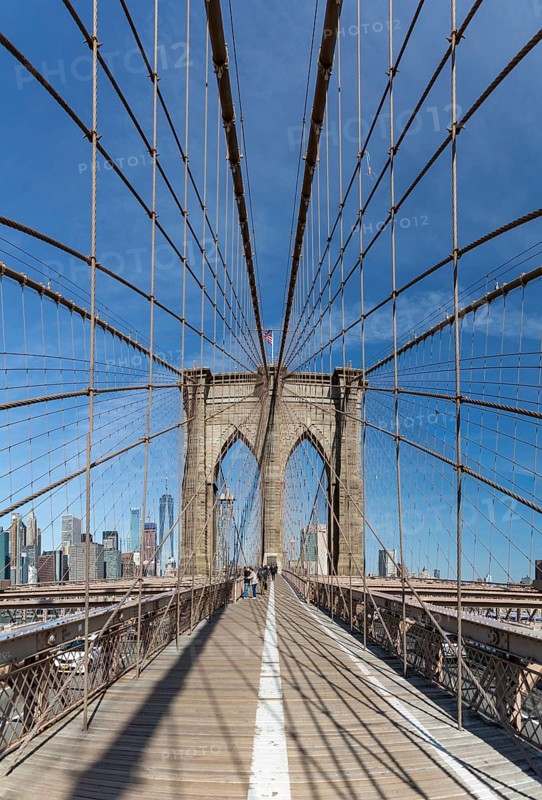 A picture of the Brookyn Bridge