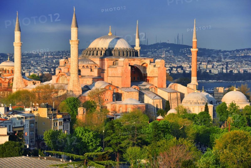 Hagia Sophia museum (Ayasofya Muzesi) in Istanbul, Turkey, Asia