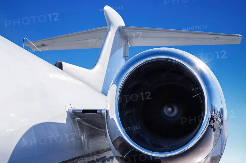 jet engine of an moder aircraft