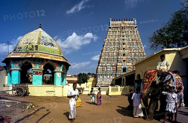 Kumbheswarar Siva temple in Kumbakonam, Tamil Nadu, India, Asia