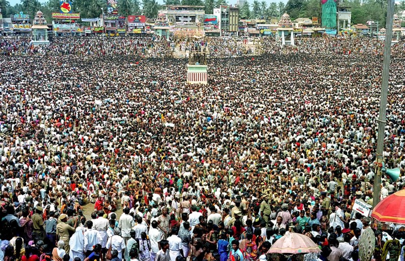 Mahamakham Mahamaham Mahamagam is a Hindu festival which is celebrated every 12 years. It is considered sacred to take a dip at the Mahamakham tank, biggest bathing festival in a tank in the country, Kumbakonam, Tamil Nadu, South India, India, Asia