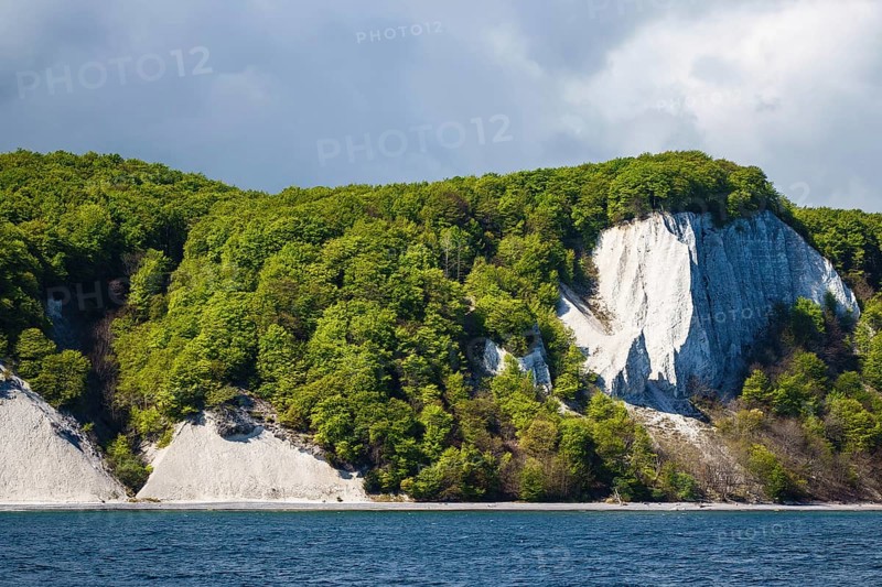 Baltic sea coast on isle of Rugen