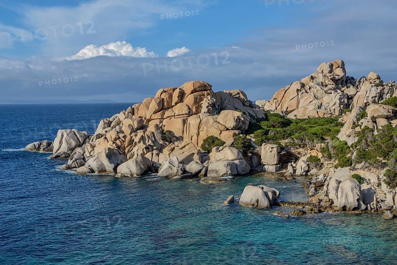 Rugged rocky coast, Capo Testa Peninsula, Santa Teresa de Gallura, Sardinia, Italy, Europe