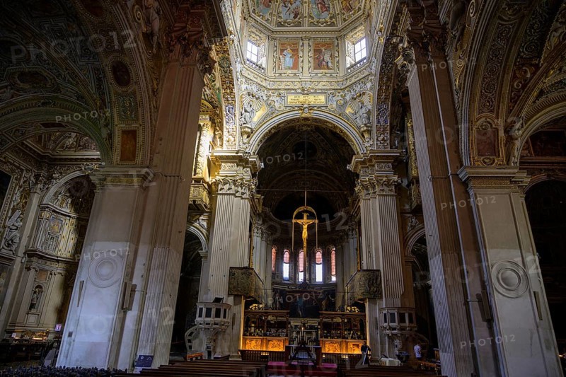 Basilica of Santa Maria Maggiore, Bergamo, Province of Bergamo, Italy, Europe