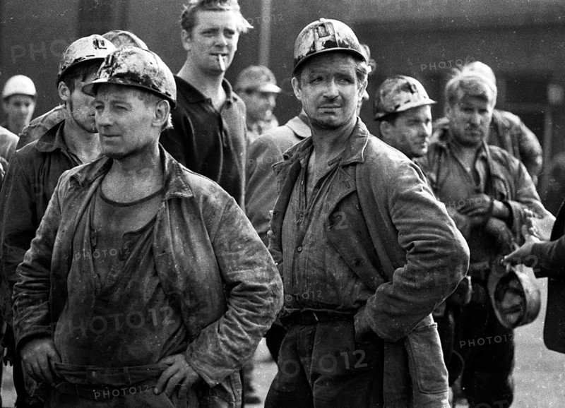 The spontaneous strike, here on 10.9.1969 by the miners of the Minister Stein colliery, was one of the starting points of the strike movement of what later became known as the September strikes in the coalfield, Germany, Europe