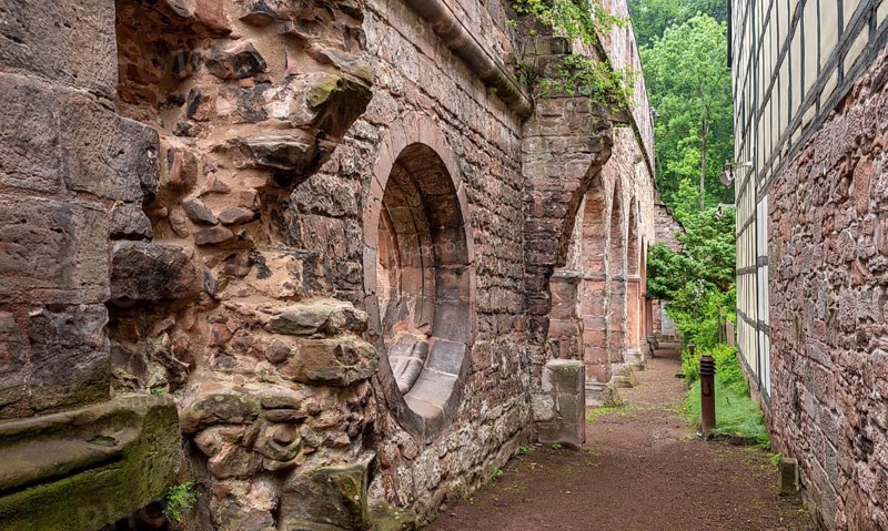 Ruins of the monastery church, former Cistercian nunnery, Stadtroda, Thuringia, Germany, Europe