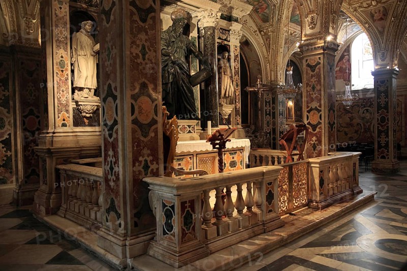 Crypt in the Cathedral Cattedrale di Sant' Andrea, Amalfi, Campania, ItalyAmalfi, Italy, Europe