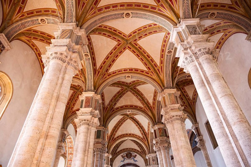 Pineza cathedral, Unesco world heritage site Historic village of Pienza Italy