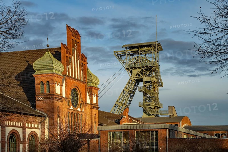 The disused coal mine and museum Zeche Zollern in Dortmund, part of the Route of Industrial Heritage in the Ruhr region, North Rhine-Westphalia, Germany, Europe