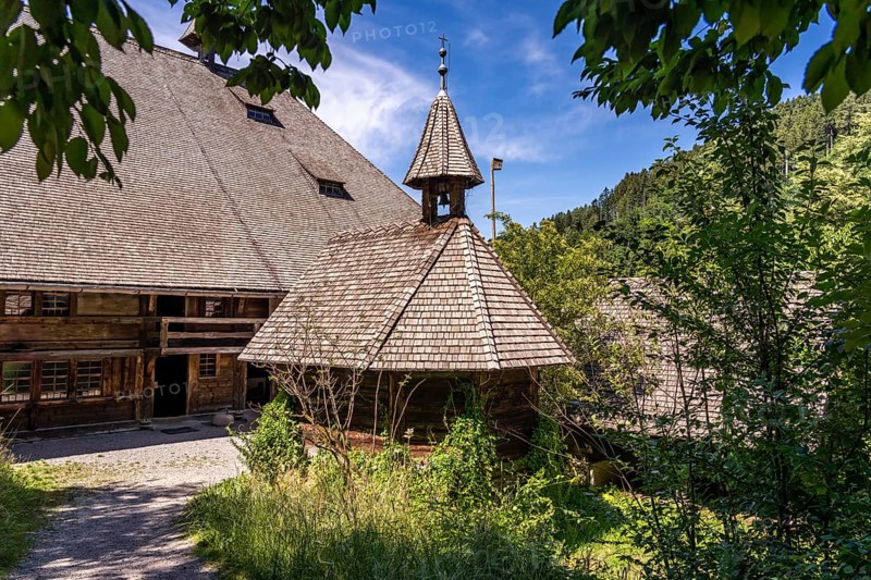 Court chapel in the Black Forest Open-Air Museum Vogtsbauernhof, Black Forest, Gutach, Baden-Württemberg, Germany, Europe