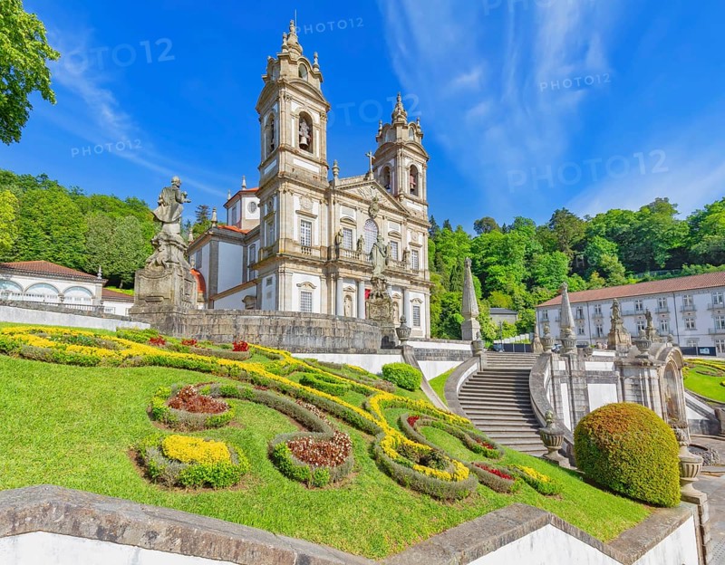 Bom Jesus do Monte santuary, Braga, Minho Province, Portugal, Europe