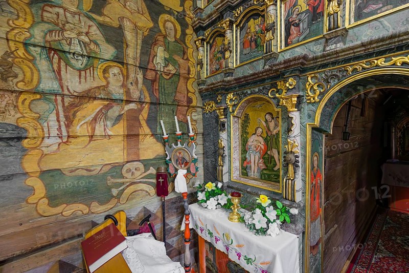 Since 7 July 2008, the wooden Greek-Catholic church of St. Nicholas in Bodružal, Slovakia, is a UNESCO World Heritage. The church dates back to 1658, Europe
