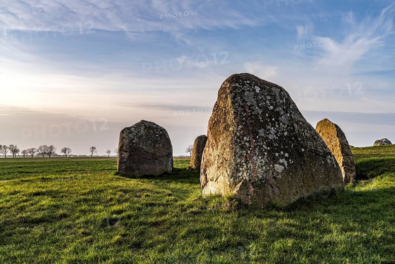 The Nobbin megalithic tomb, Putgarten, Ruegen Island, Mecklenburg-Western Pomerania, Germany, Europe