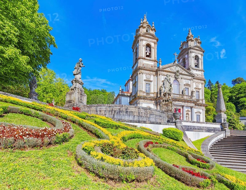 Bom Jesus do Monte santuary, Braga, Minho Province, Portugal, Europe