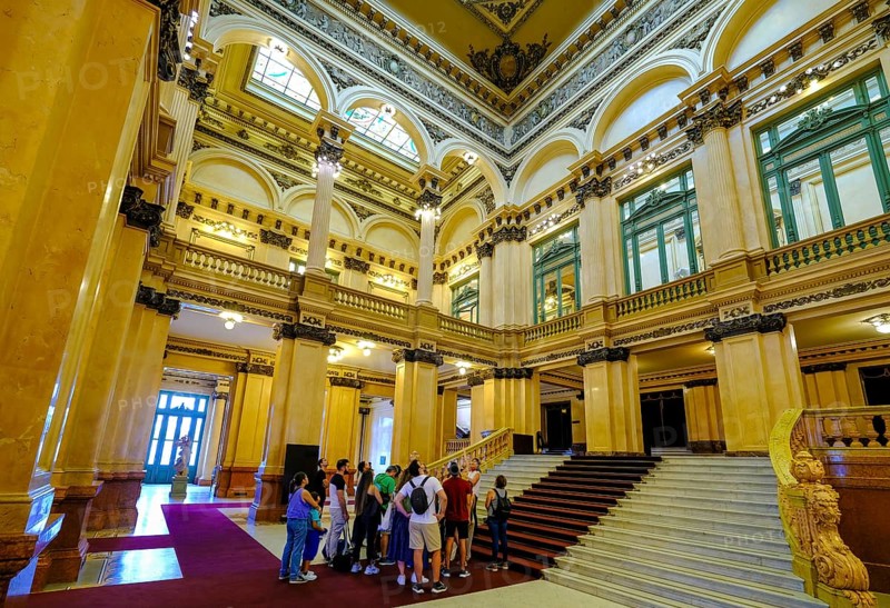 Buenos Aires, Argentina, The Teatro Colón (Spanish for Columbus Theatre, also known as the Colon Theatre) is the most famous theatre in Buenos Aires and is considered the most important opera house in Latin America, South America