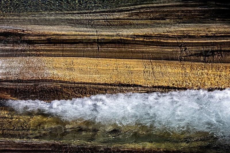 Rocks and foaming water, rock structures, Verzasca River, near Lavertezzo, Verzasca Valley, Valle Verzasca, Canton Ticino, Switzerland, Europe