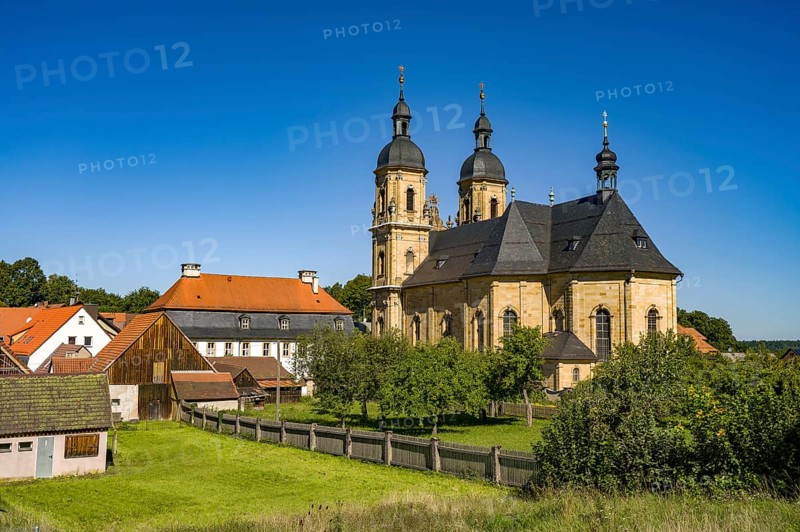 Pilgrimage Church of the Holy Trinity in Gößweinstein, Franconian Switzerland, Bavaria, Germany, Europe