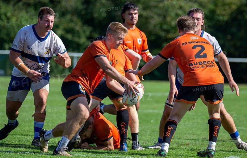07.09.2024, Rugby 1st Bundesliga South/West, Season 2024/25, Matchday 1: RG Heidelberg vs TSV Handschuhsheim