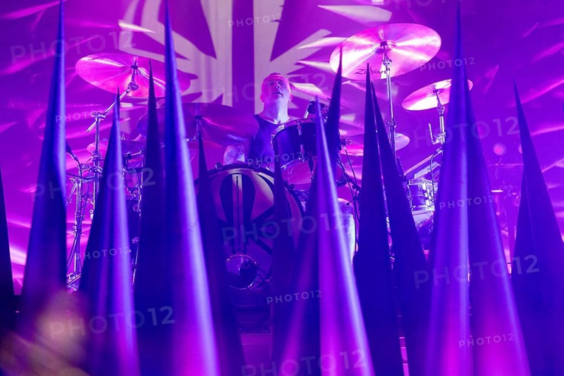 Mark Richardson, drummer of Skunk Anansie, live at the Columbiahalle in Berlin on 18.03.2025