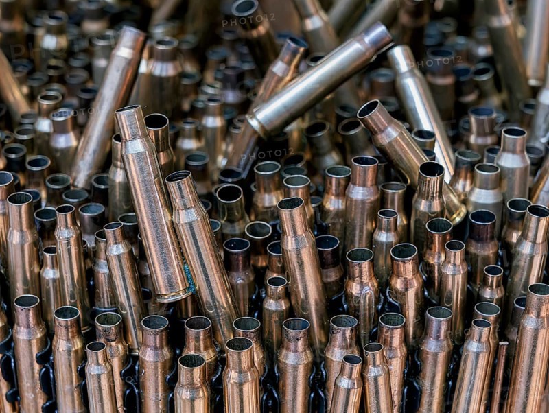 Bikini Haus Berlin, decoration of empty rifle cartridge cases, Berlin, Germany, Europe