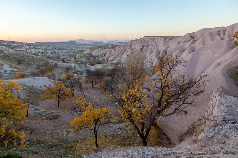 Cappadocia in the evening, Turkey, Asia