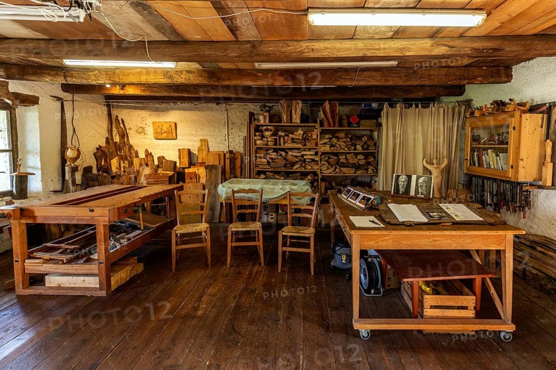 Museum, mountain village of Rasa, Centovalli, Canton Ticino, Switzerland, Europe