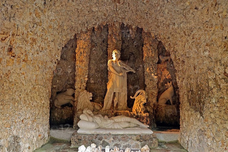 Hellbrunn Palace, pleasure palace, trick fountains, Salzburg, Austria, grotto, Europe