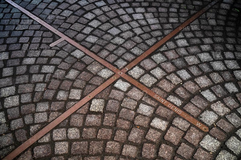 Cobblestones, cobblestones, longitude, Saint Denis, bar, geographic positioning in the gate tower, upper gate tower, Schiller town Marbach am Neckar, evening light, Baden-Württemberg, Germany, Europe