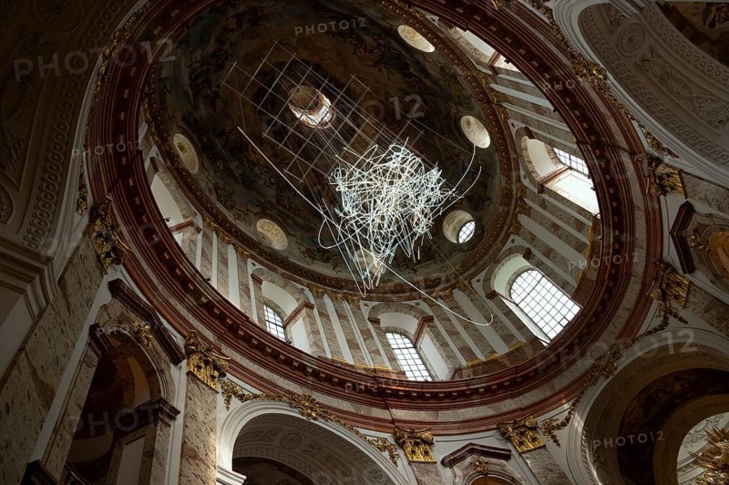 Karlskirche, domed hall, Vienna