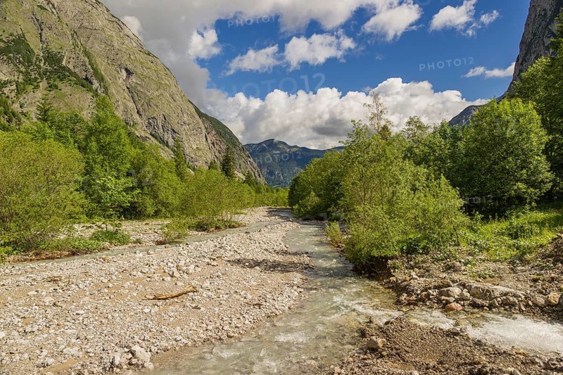 Enger-Grund creek, Eng valley, Tyrol, Austria, Europe
