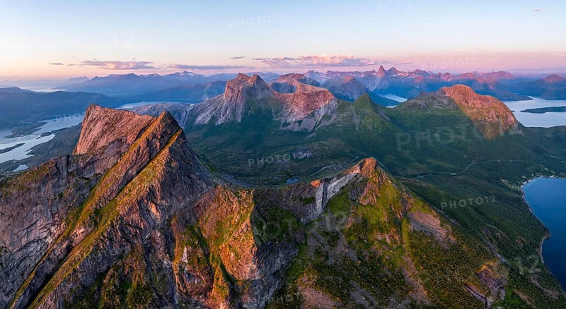 Mountain top of Ofoten, Stortinden, Stetind, Tysfjord, Ofoten, Norway, Europe