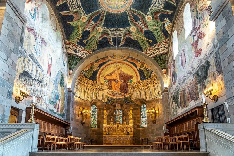 Altar of Viborg Cathedral, Viborg, Denmark, Europe