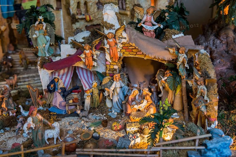 Christmas cot, Christmas cot, Christianity, Christian, Jesus Christ, Prague, Czech Republic, Europe