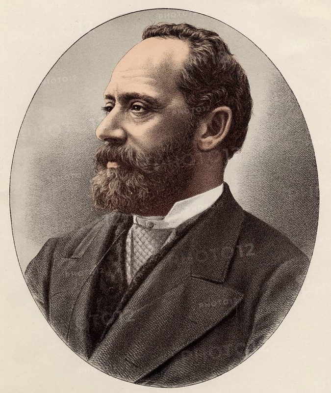 Professor Arminius Vambery, 1832-1913, Hungarian philologist and traveller, Historical, digitally restored reproduction from a 19th century original, Record date not stated