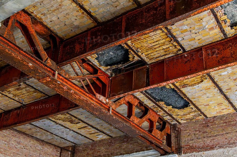 Interior view, former Alpine house on the historic site of the tuberculosis sanatorium in Beelitz, Brandenburg, Germany, Europe