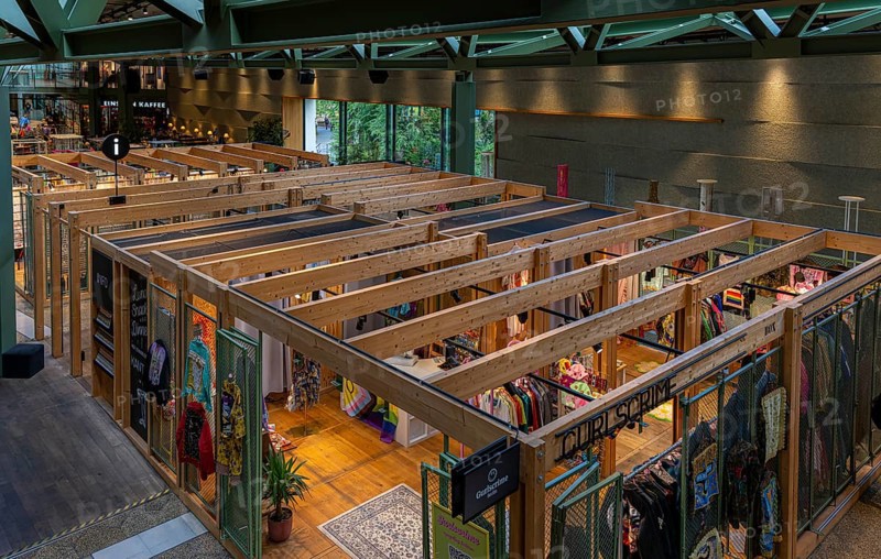 Interior photograph, retail and commercial space in Bikini Haus, Budaperster Strasse, Berlin, Germany, Europe