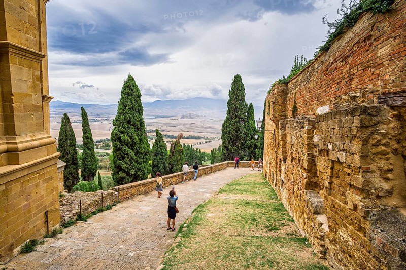 Landscape, Pienza, Tuscany, Italy, Europe