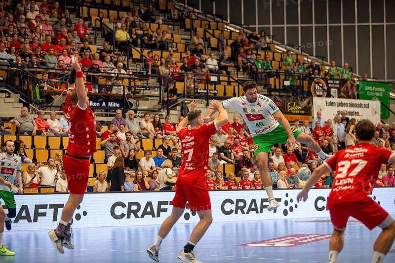 06.09.2024, 2nd HBL (German Handball League), Matchday 1: Eulen Ludwigshafen against GWD Minden
