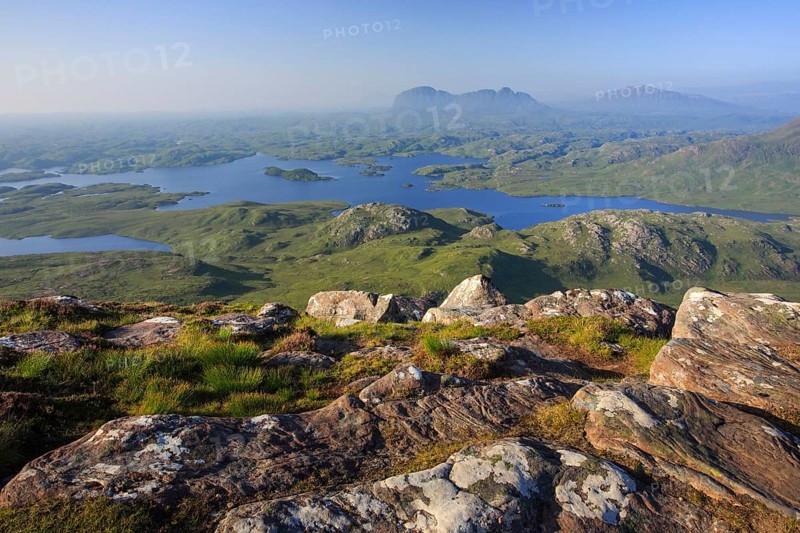 View of Suilven, Sutherland, Scotland, Great Britain