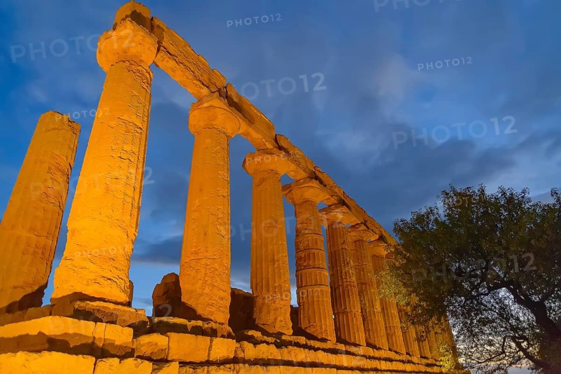 Temple of Juno, Valley of Temples, Agrigento, Sicily, Italy, Europe