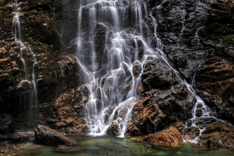 Froda Waterfall, Cascata La Froda, Sonogno, Verzasca Valley, Valle Verzasca, Canton Ticino, Switzerland, Europe