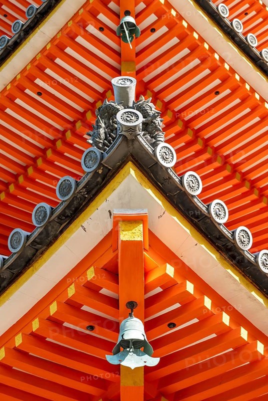 Sanju-no-to, Three Storied Pagoda, Kiyomizu-dera temple, Kyoto, Japan, Asia